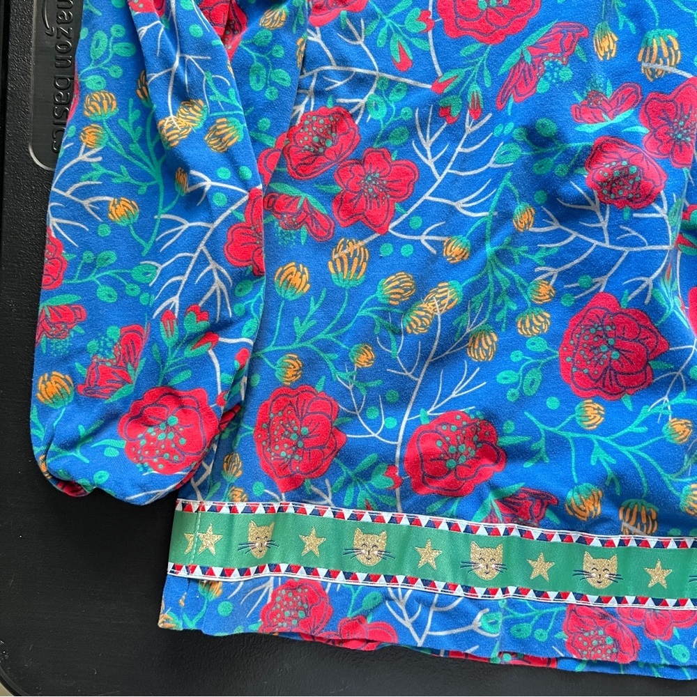 Matilda Jane Make Believe I Believe Tunic Long Sleeve Boho Blue Girls Size 10 - Picture 4 of 10